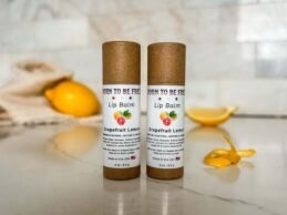 grapefruit lemon lip balm