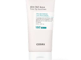 cosrx aloe 54.2 aqua tone up sunscreen spf 50+ pa++++ 50ml