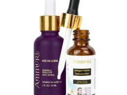 collagen peptide skincare elixir set for firming & youthful skin | ammuri